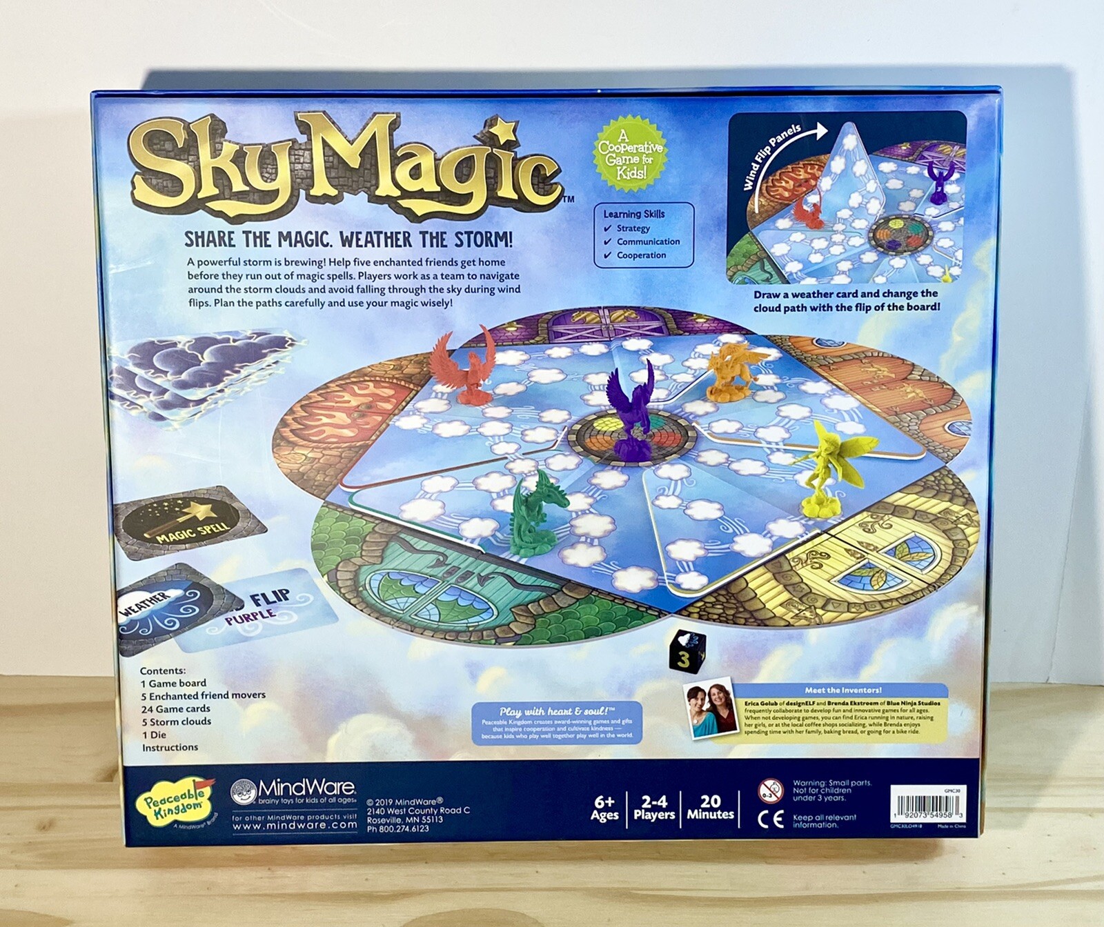 Peaceable Kingdom Sky Magic – Ages 6+ | 2-4 players MINT COMPLETE
