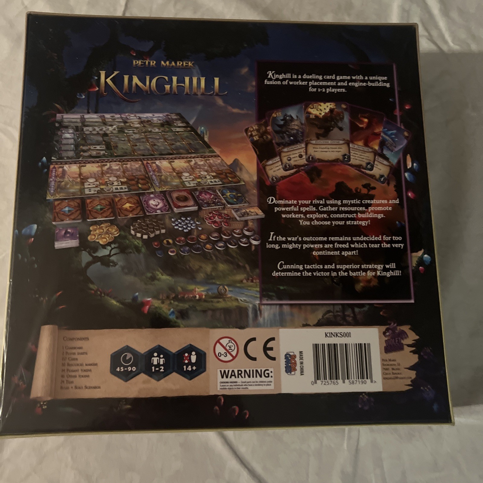 Violet Dragon Strategy Games Kinghill Board Game Petr Marek