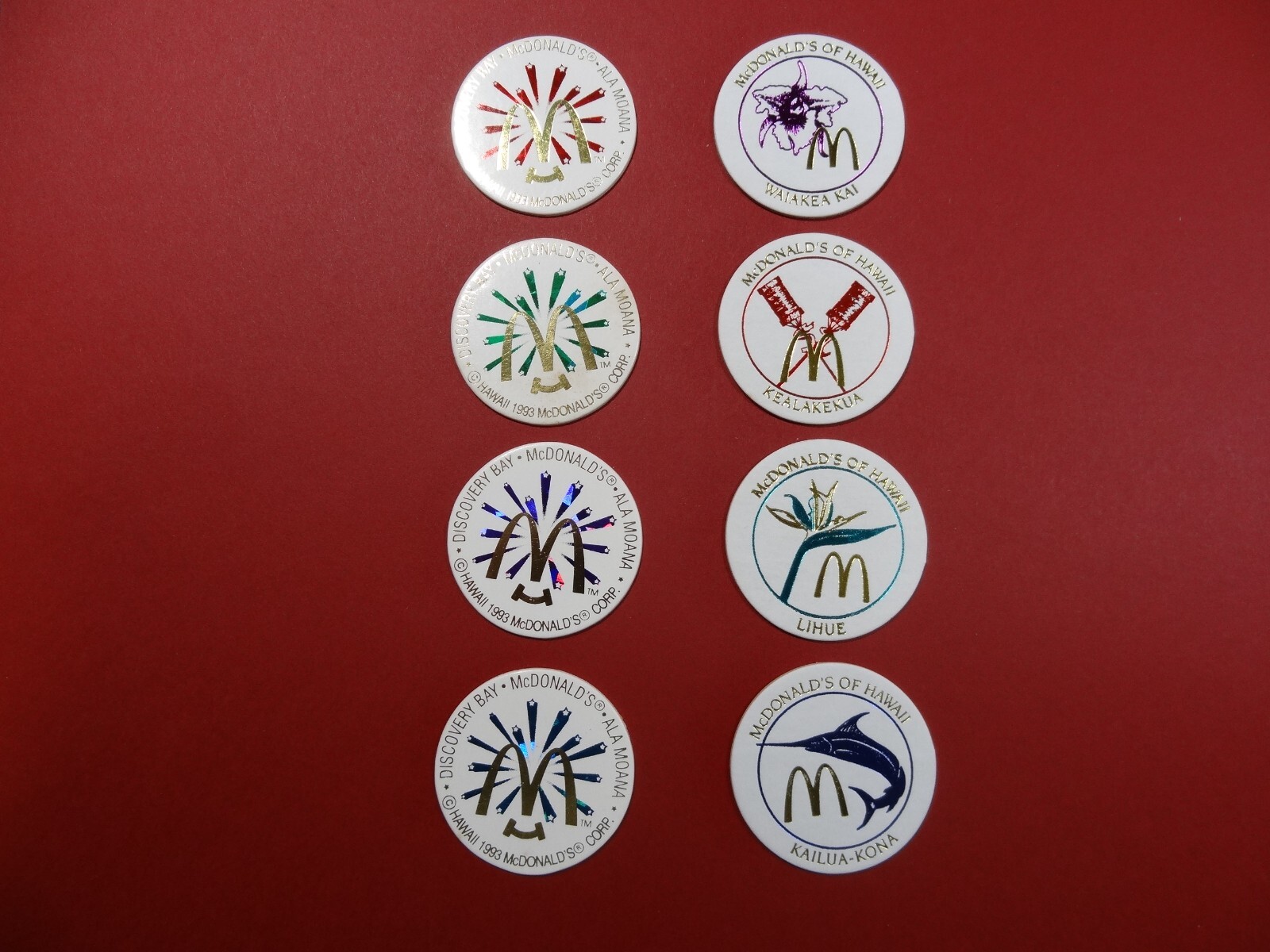 POGS * McDonald’s of Hawaii * Discovery Bay * Kailua-Kona * Lihue * Kealakekua