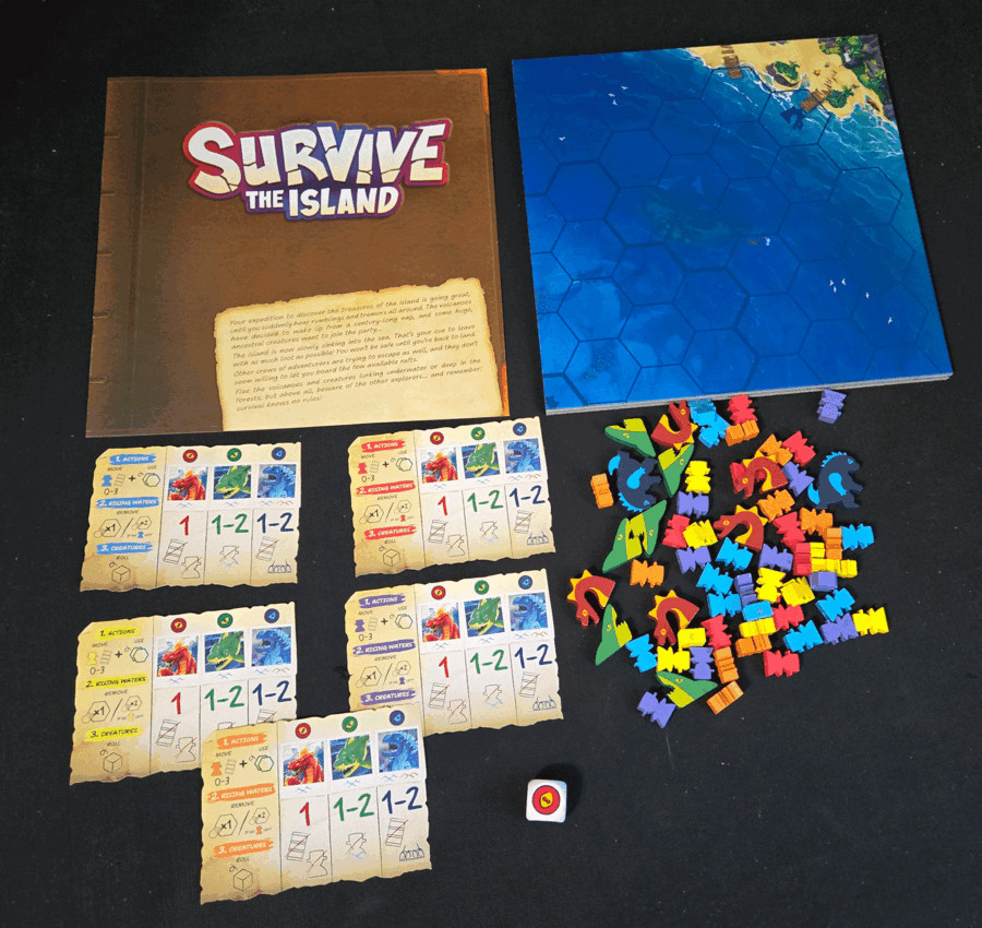 Zygomatic Game Survive The Island Family Fun Board Game Complete