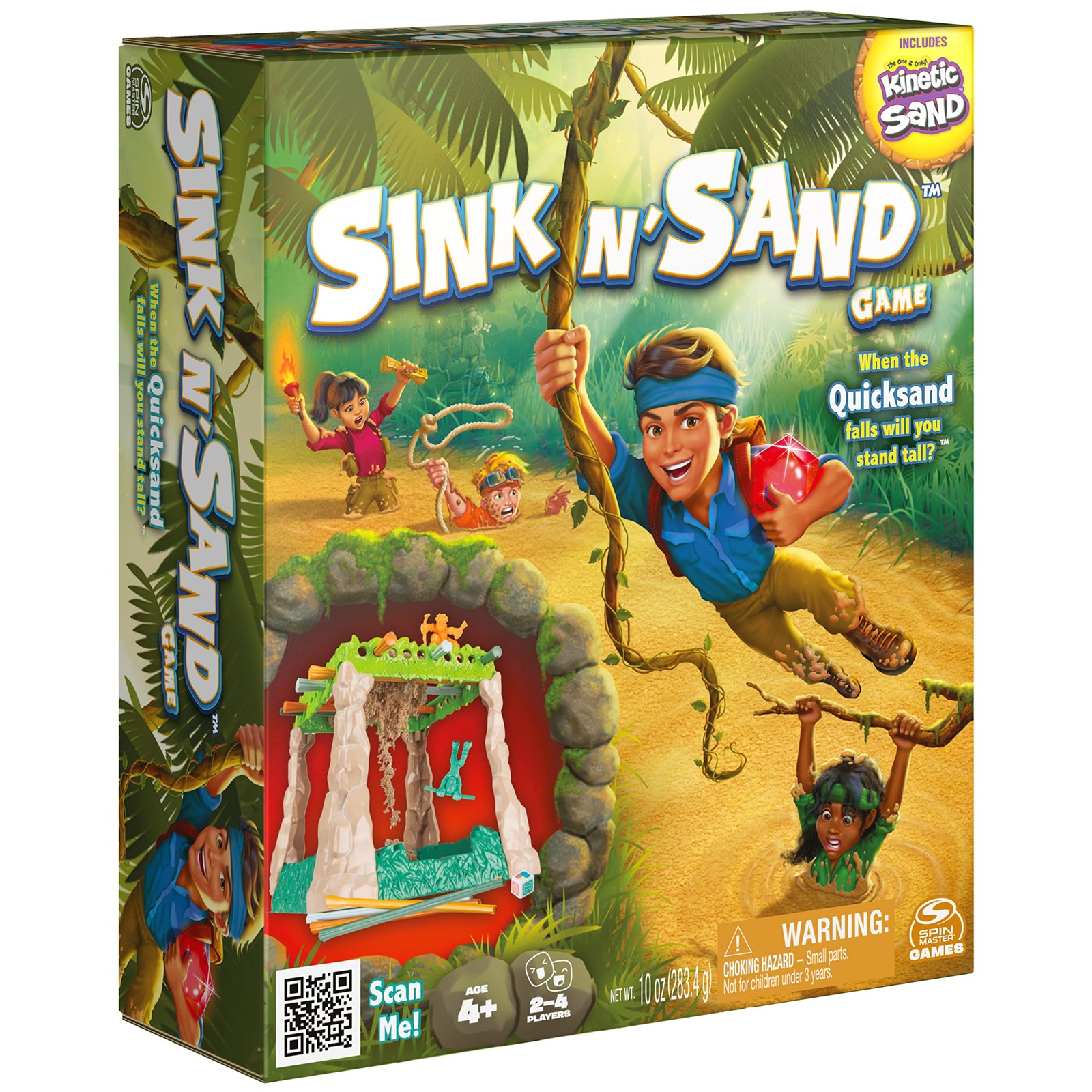 Sink N’ Sand, Quicksand Kids Board Game with Kinetic Sand for Sensory Fun and…