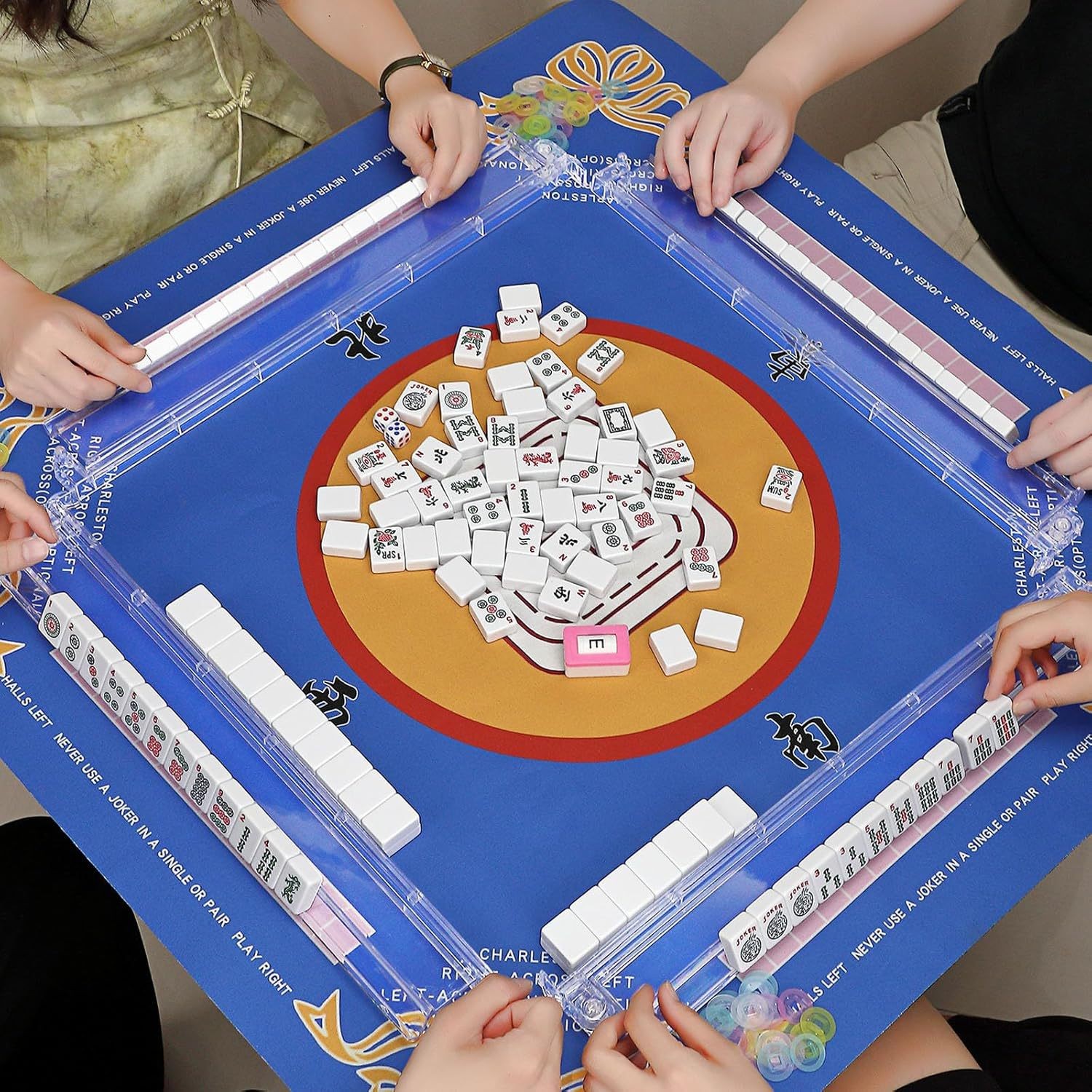 Mahjong ruler thickened 18 inch mahjong three-in-one card ruler