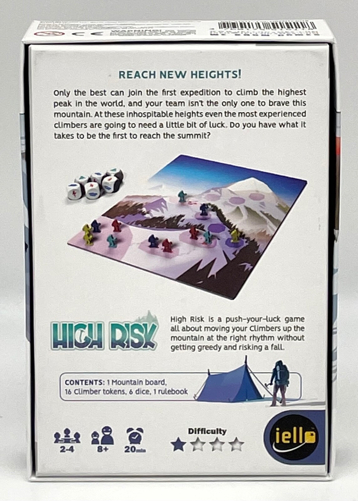 High Risk Game By Iello (2-4 Players) – For Ages 8 years old and Up – Complete