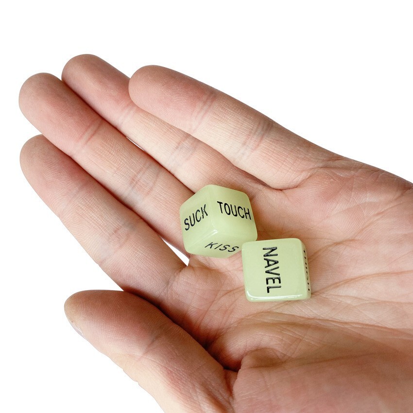Glow in the Dark Sex Dice Adult Love Games Kama Sutra Couples Gift UV Reactive