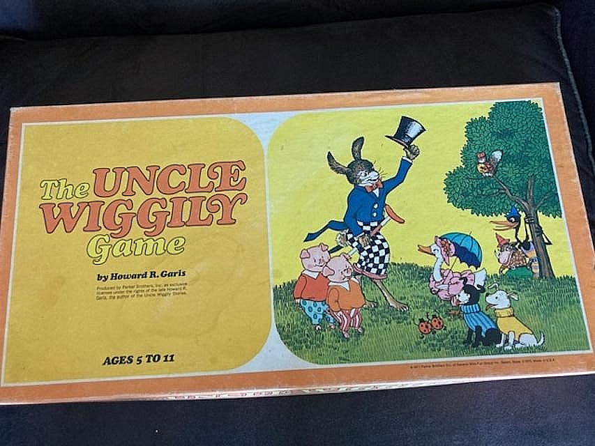 Vintage The Uncle Wiggly Board Game Parker Brothers Playmate 1967 1979