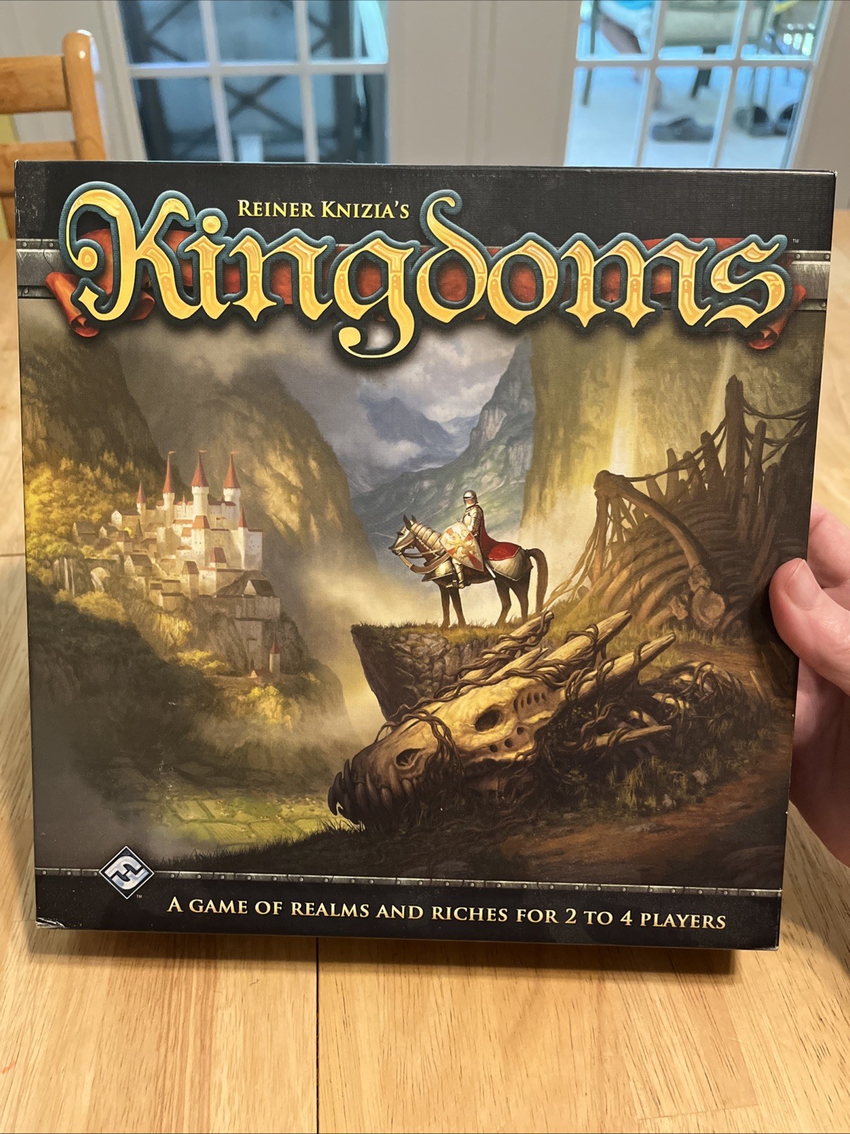 Reiner Knizia Kingdoms BoardGame FantasyFlight 2011 UnplayedUnpunched Box Scuffs