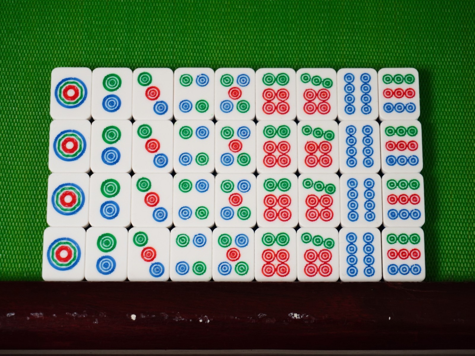 Travel Vietnamese Mahjong 160 Set / Mạt Chược / Mat Chuoc (Green)