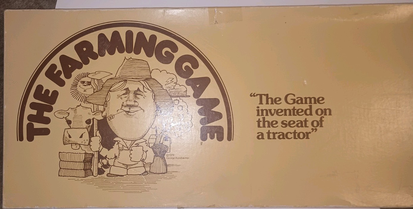 The Farming Game 1979 Educational Board Game Good Condition (See Pictures)