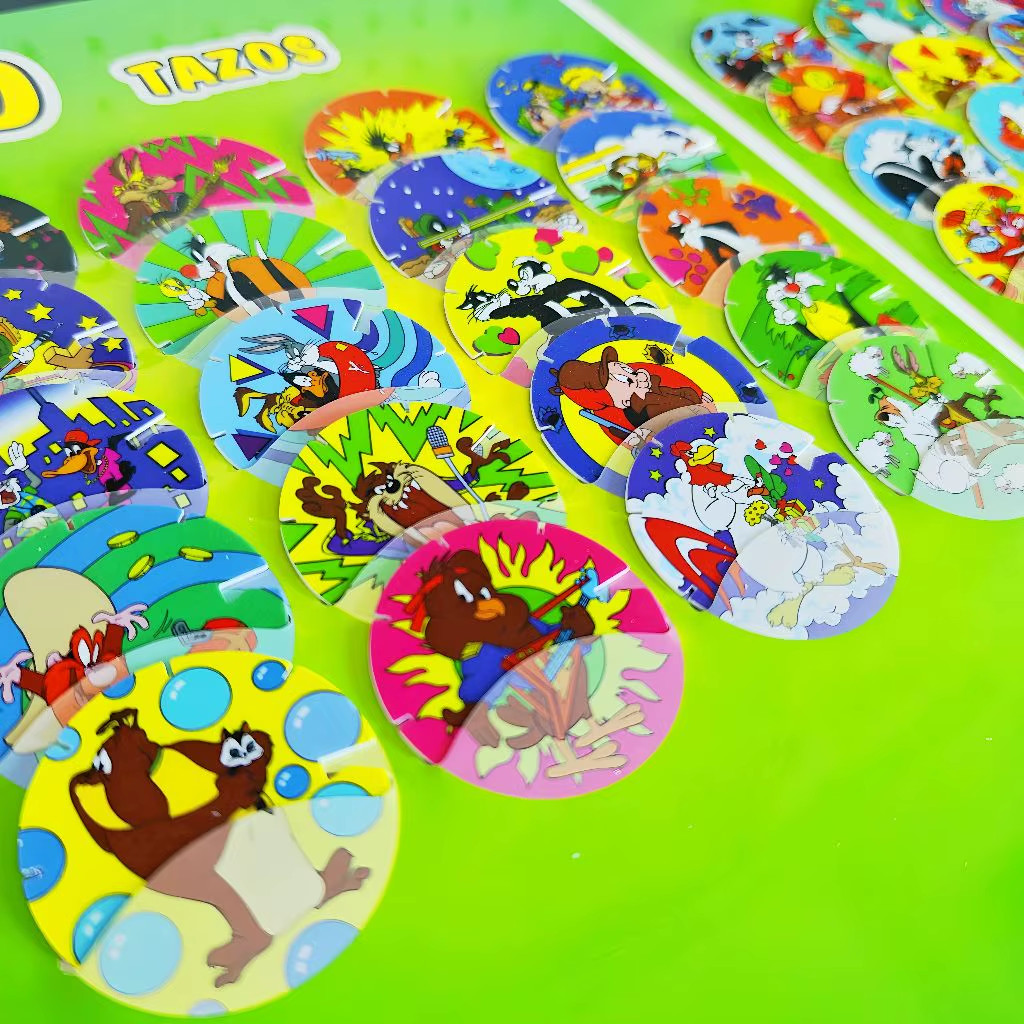Looney Tunes Tazos (Complete 40/40) + Album (See the photos)