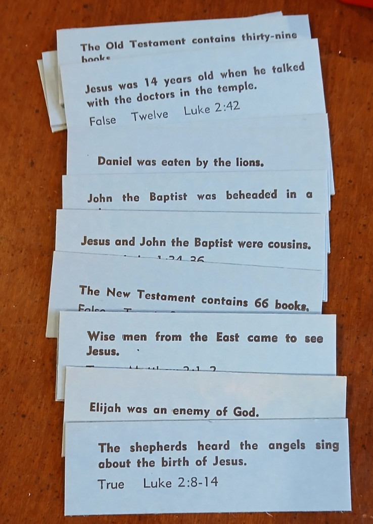Dickson’s Inc. Two-2 Know Your Bible Games: True or False Quiz & Place the Verse