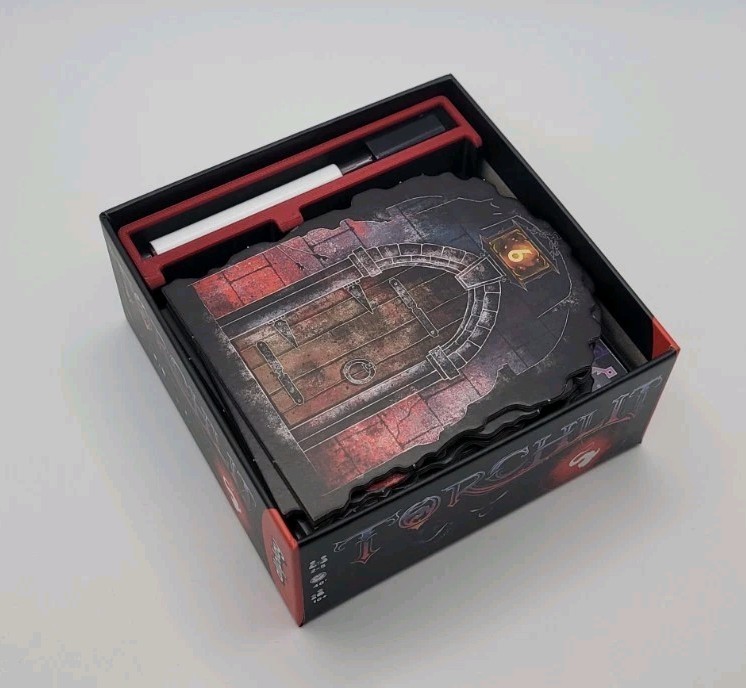 TORCHLIT storage solution – box insert – Board Game Allplay – Custom Design
