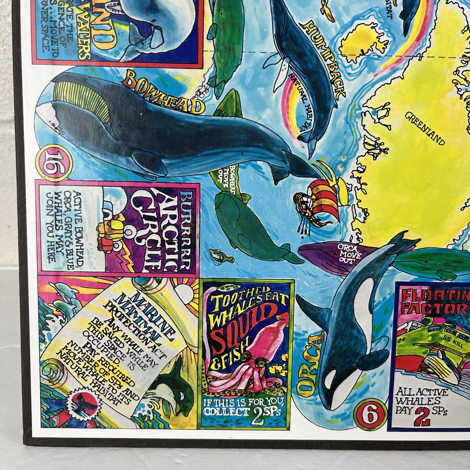 Vtg Animal Town Save the Whales Board Game Toy Waldorf Hearth Song Cooperative