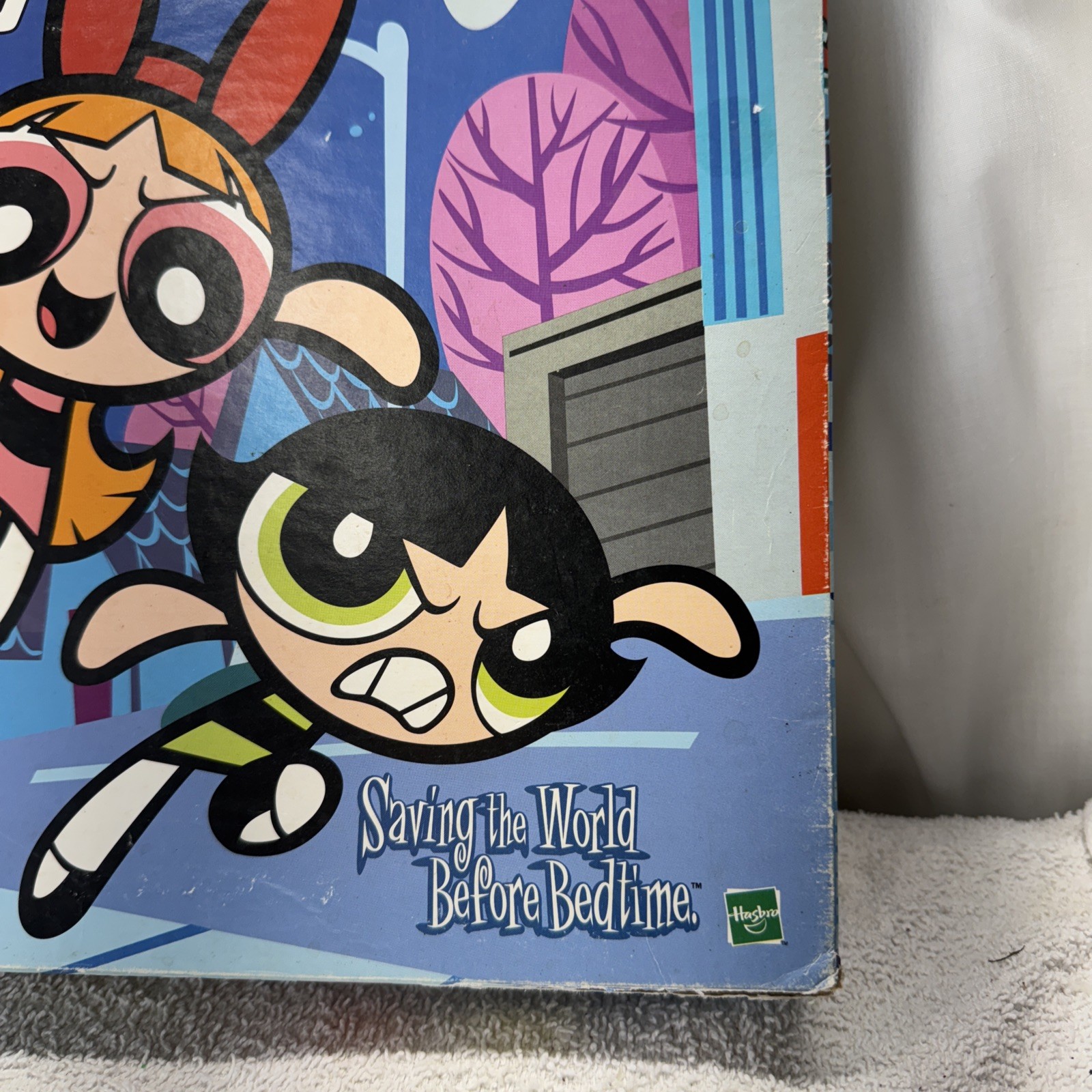 The Powerpuff Girls Board Game Cartoon Network Hasbro 2000 Not Complete