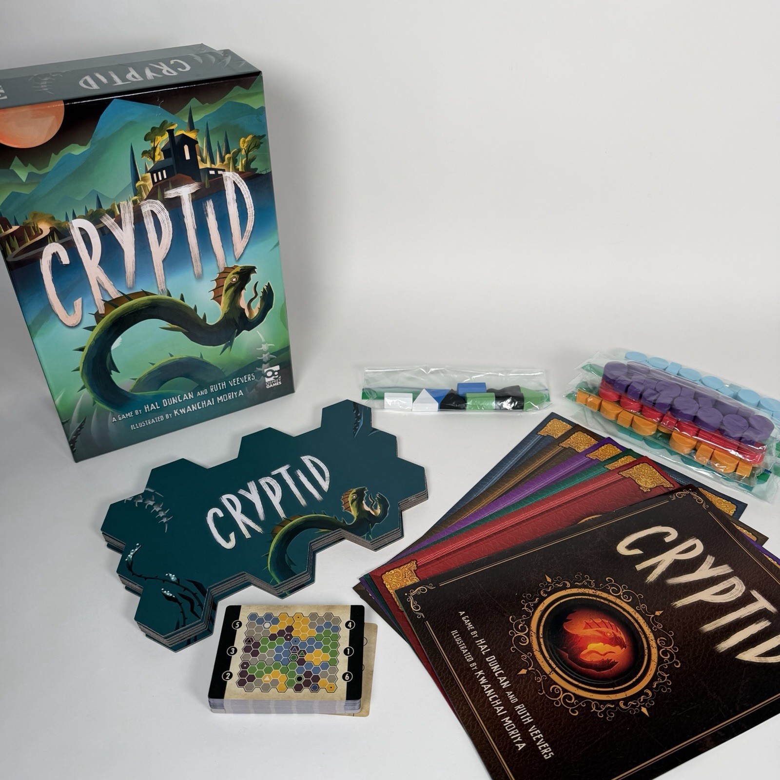 Cryptid Board Game Excellent Condition 100% Complete Osprey Games, 2018