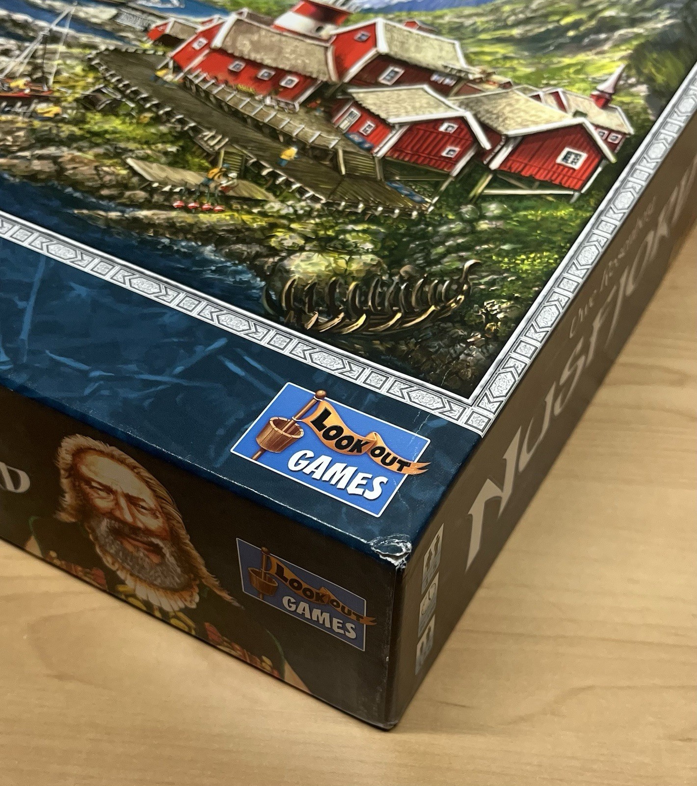 Nusfjord Board Game With Metal Coins And Plaice And Salmon Expansion Decks