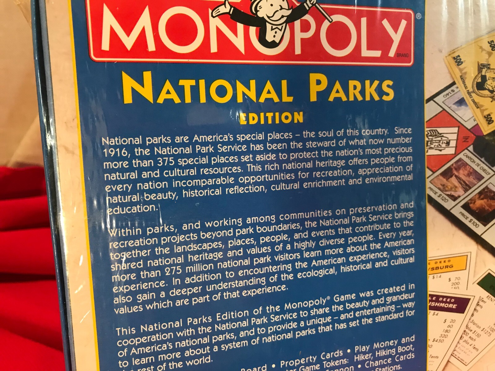 Monopoly “NATIONAL PARKS” Board Game 1998 Edition FACTORY SEALED! w/PEWTER!