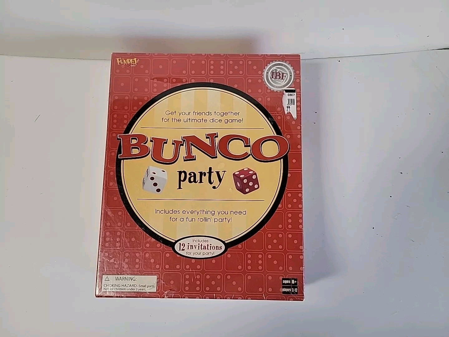 Bunco Party Dice Game 2 to 12 Players 2004 Fundex Ages 8+ New & Sealed