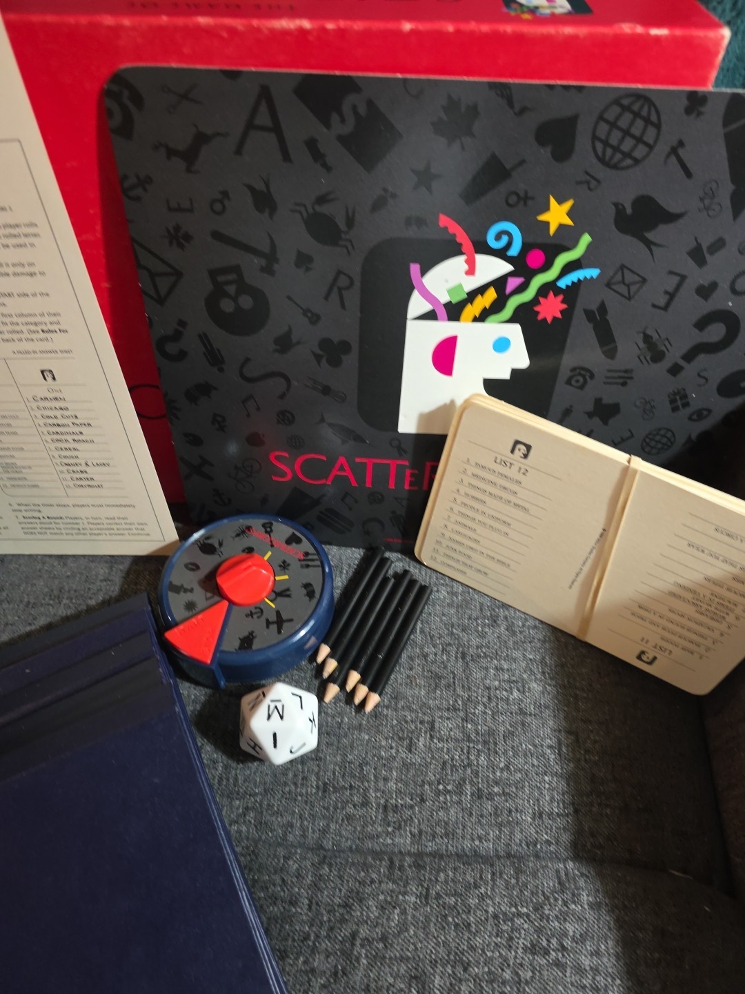 THE GAME of SCATTERGORIES 100% COMPLETE – 1988 Vintage Milton Bradley