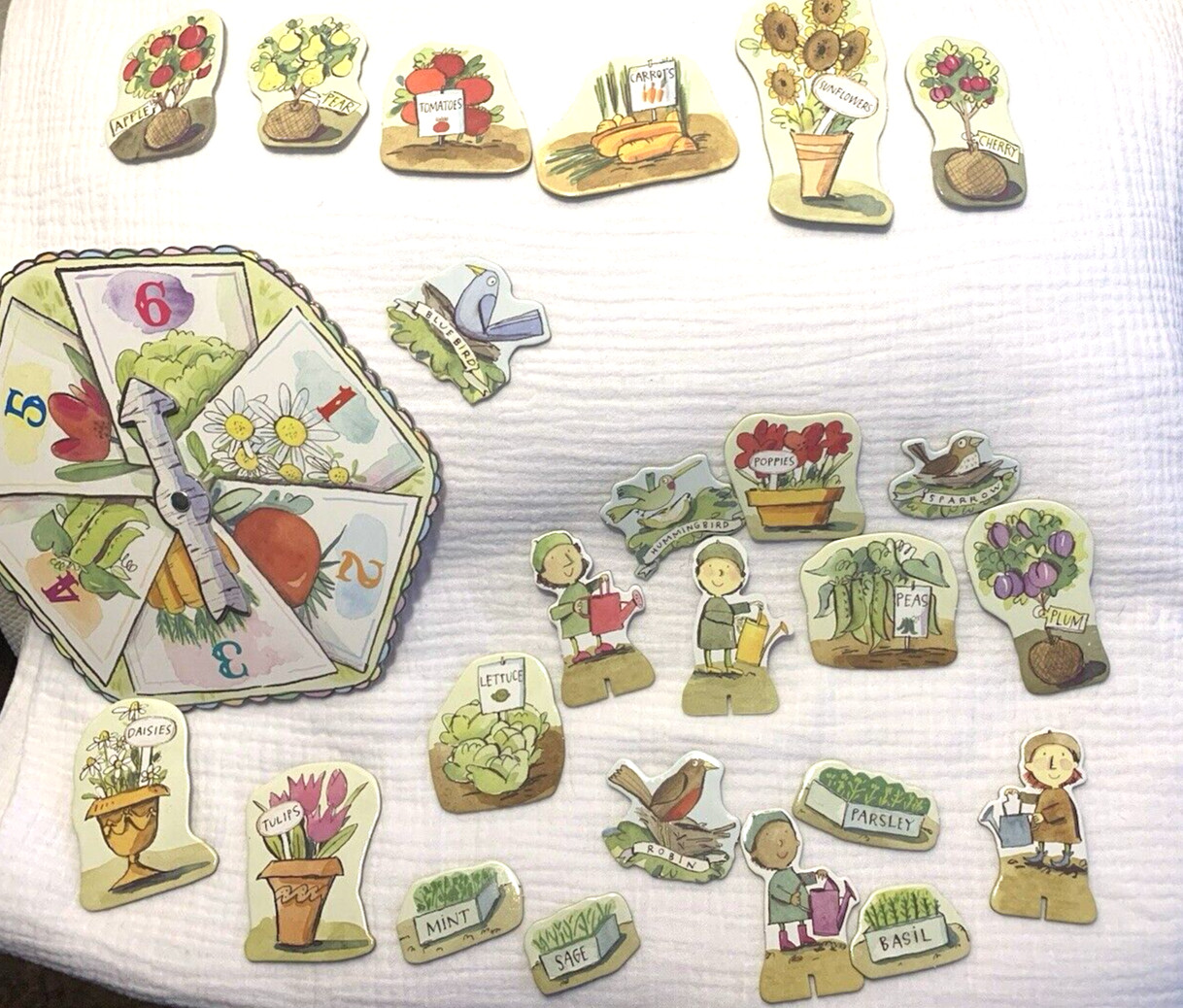 Eeboo Gathering A Garden Board Game Number Skills Learning For Kids 5 and up