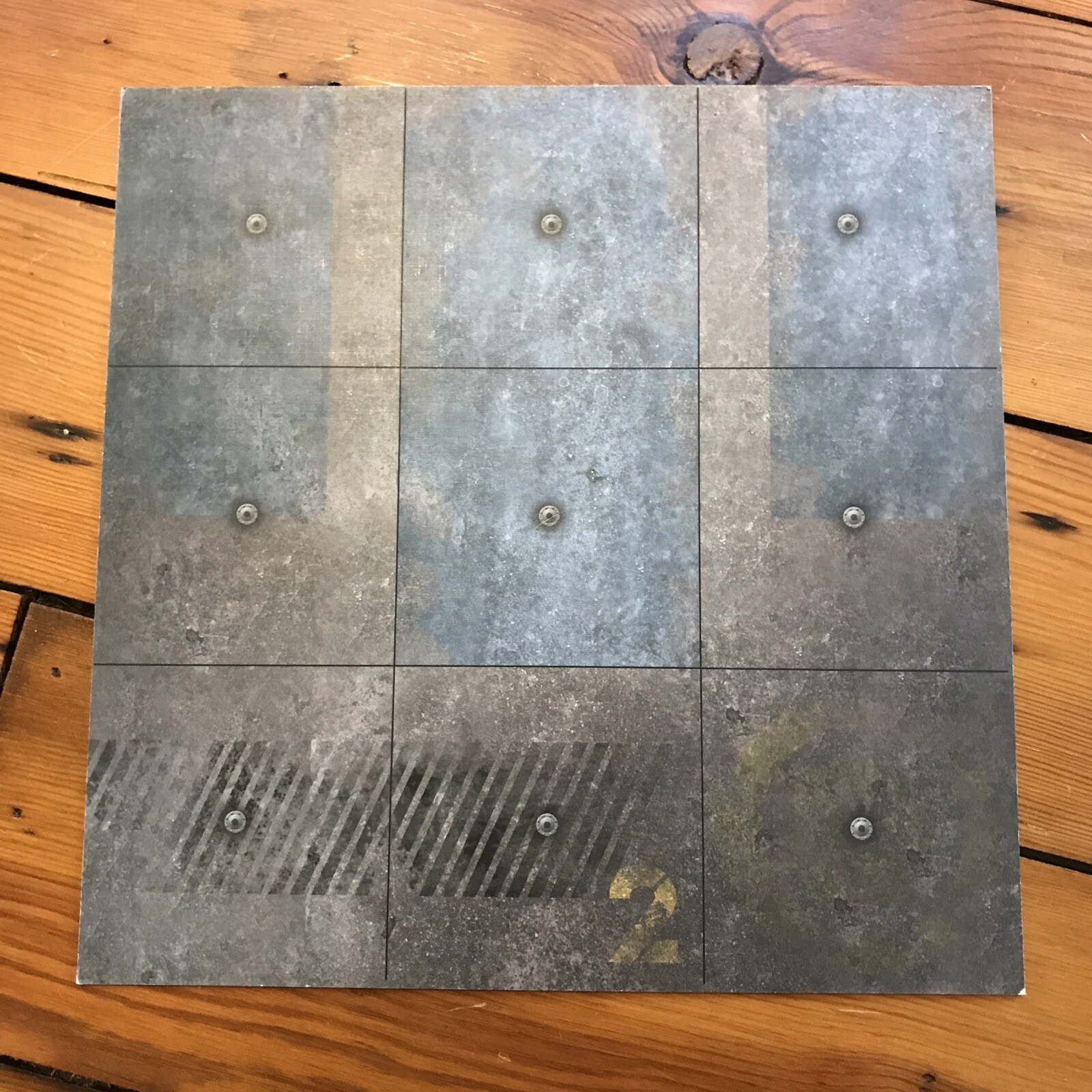 Set Lot 5 Dust Tactics 11” Ocean Sea Metal Landing Strips Game Boards
