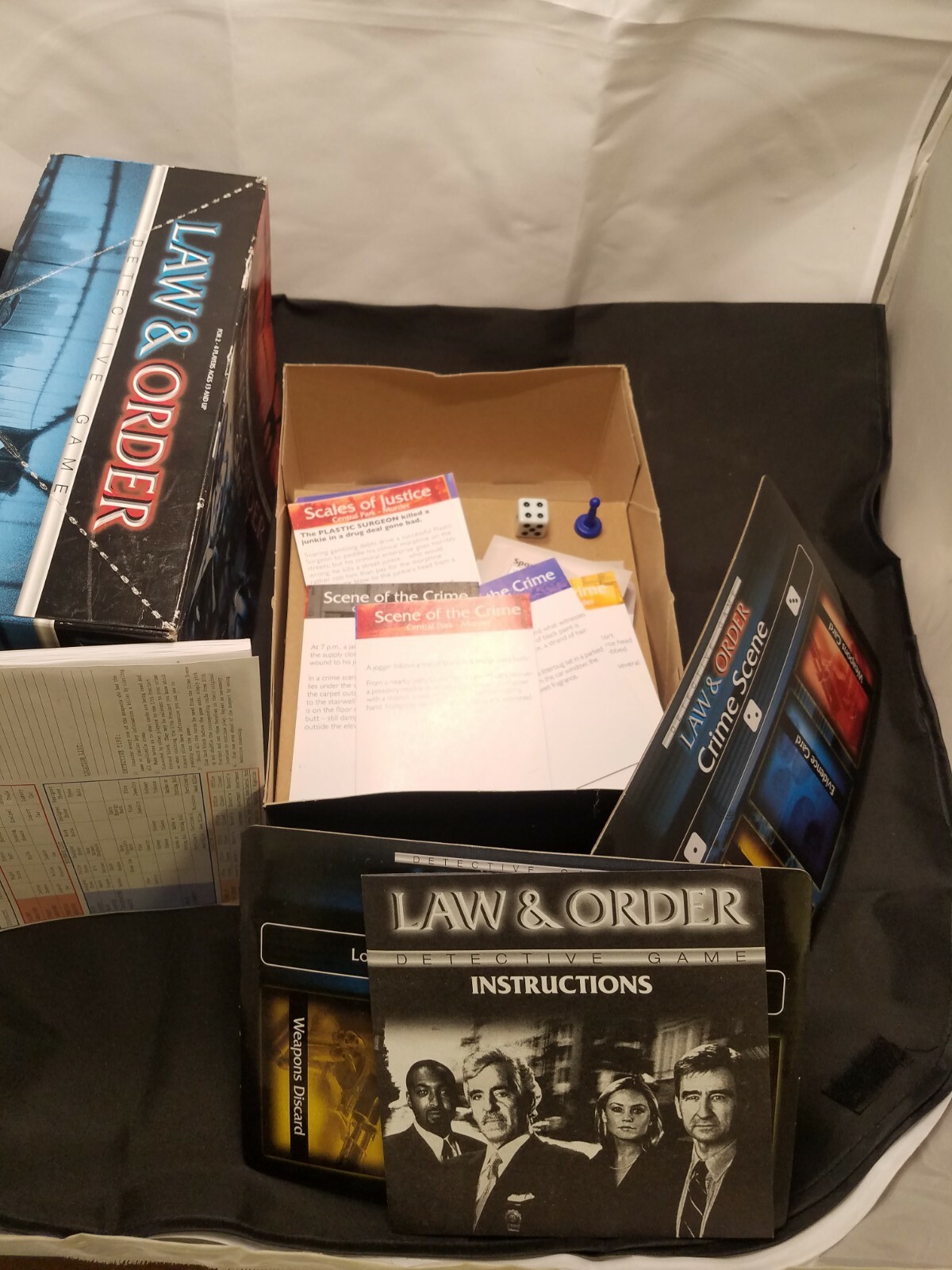 Law and Order Game – Detective Game – Large Box Version Complete