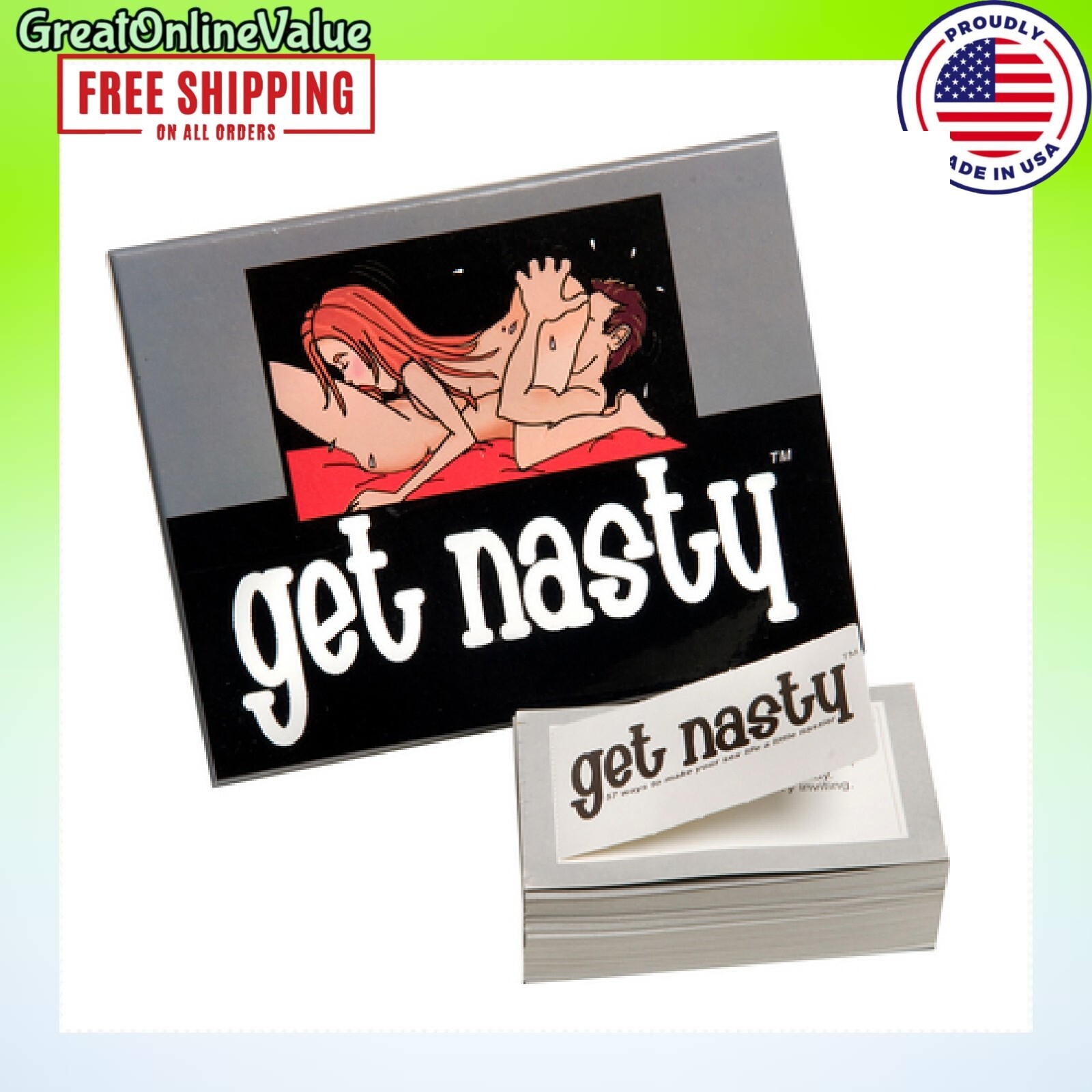 Get Nasty Sex Couples Board Game Kinky Fantasy Romance Adult Gift NEW