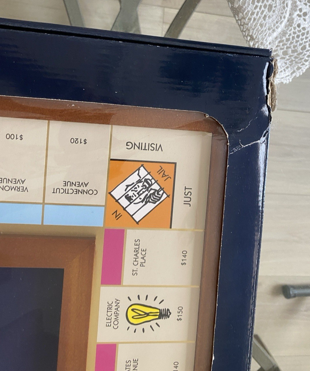 NEW Monopoly Luxury Edition Large Deluxe Wooden Board Game Never used Open Box
