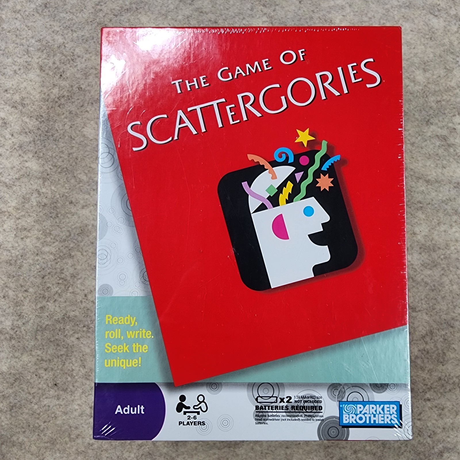 The Game of Scattergories 2009 Parker Brothers Brand New Sealed Complete Hasbro