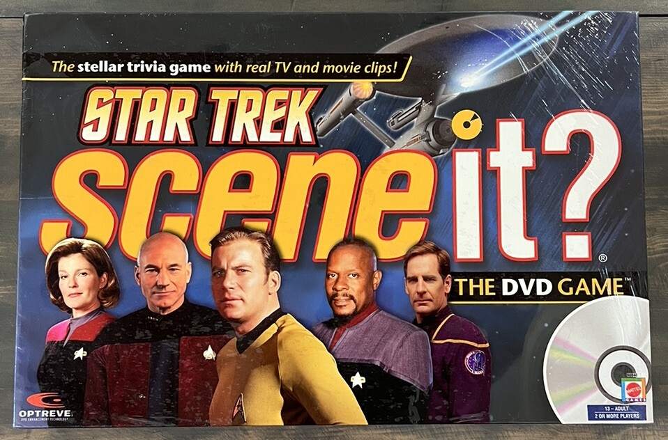 Star Trek Scene It? Trivia DVD Game 2009 SEALED Box Brand New Fun TV Board Game