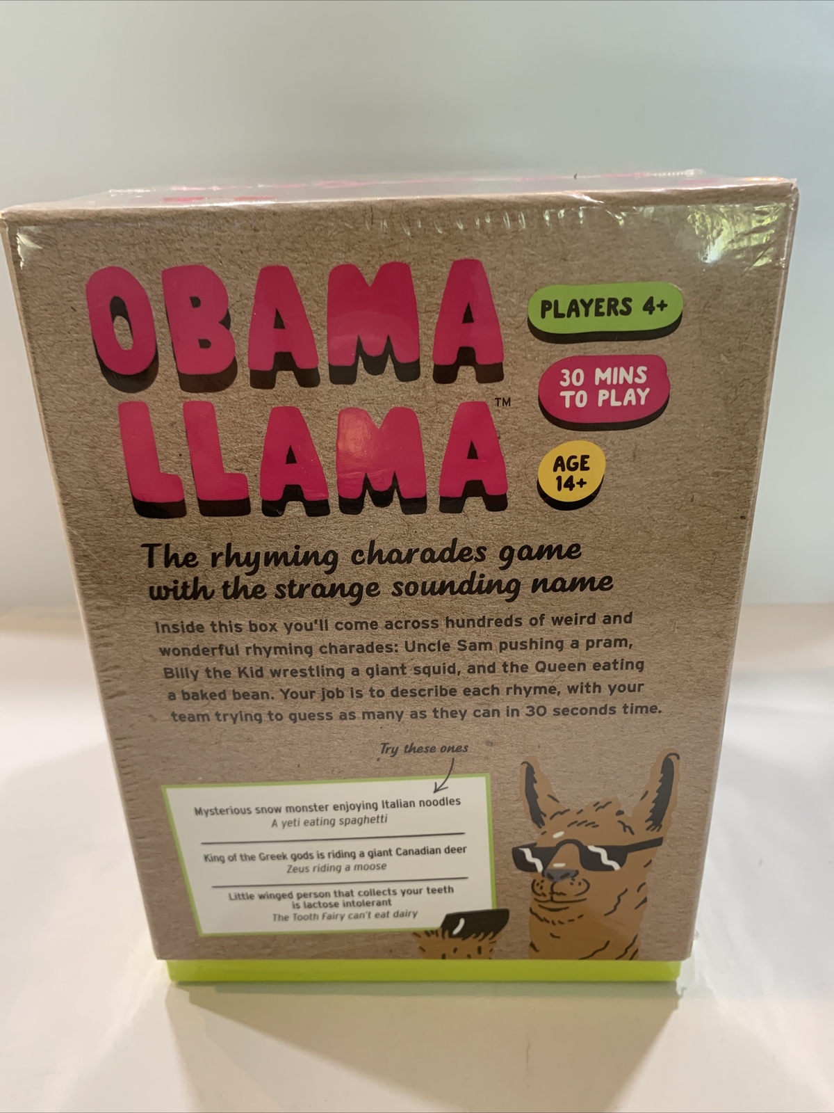Card Game Obama Llama – Rhyming Charades Exclusive Target Item Big Potato