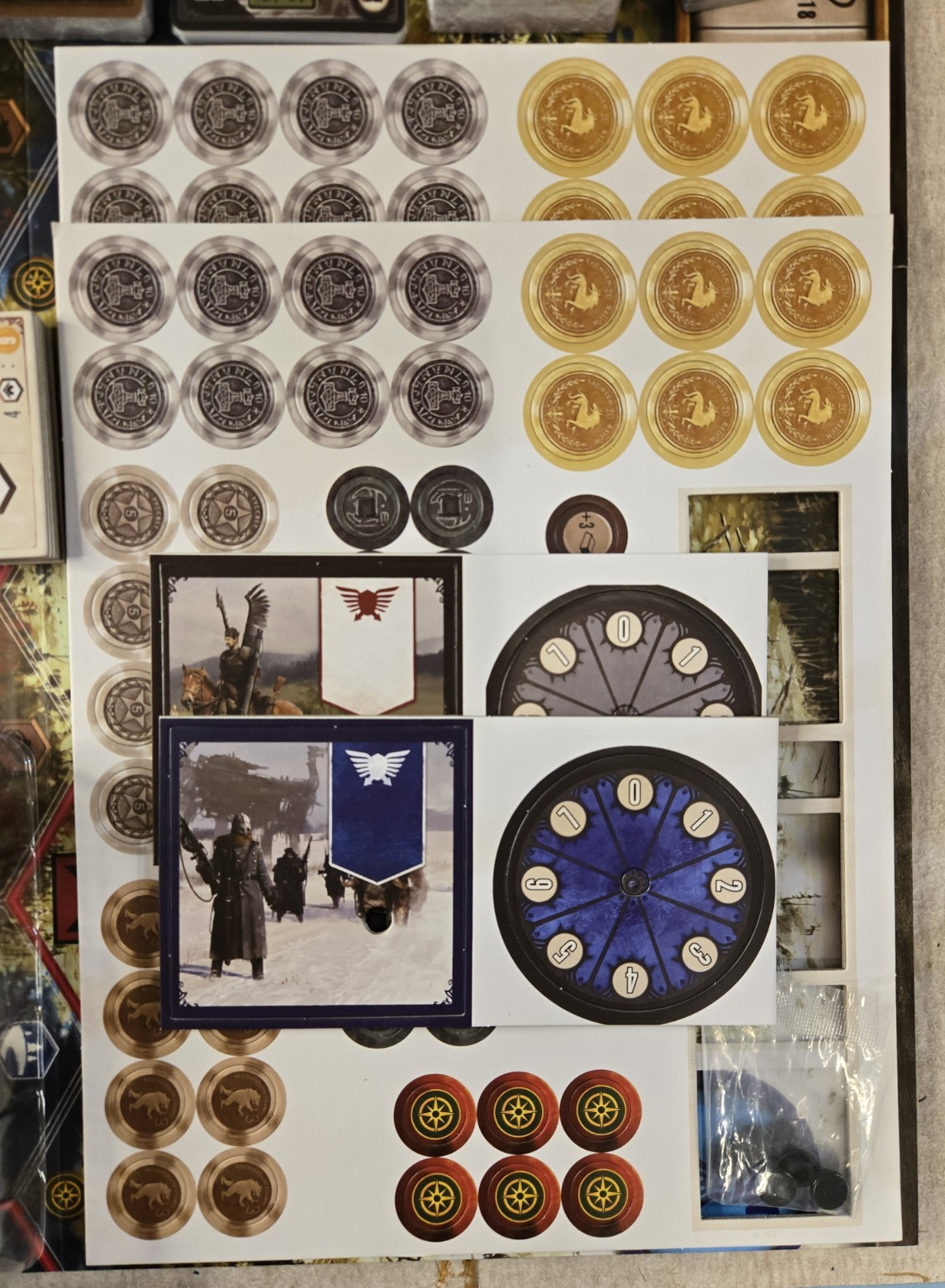Scythe Board Game 2015 Stonemaier Games New Open Box Mostly Unpunched Complete