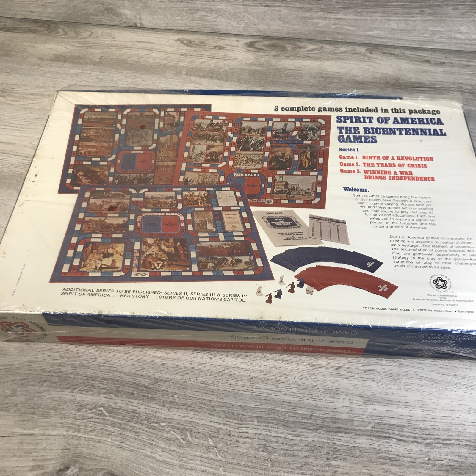 Coach House The Bicentennial Games: An Exciting “Spirit of America” Game For 8+