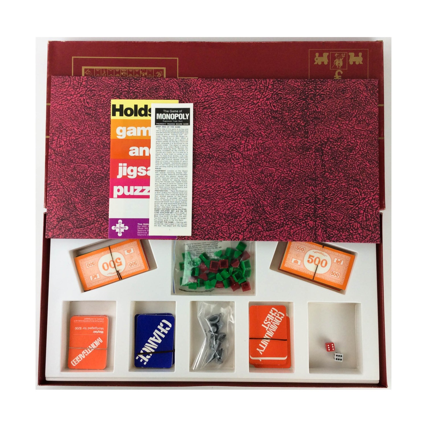 Holdson Board Games Monopoly – New Zealand Ed (Deluxe Ed) Box VG+/EX