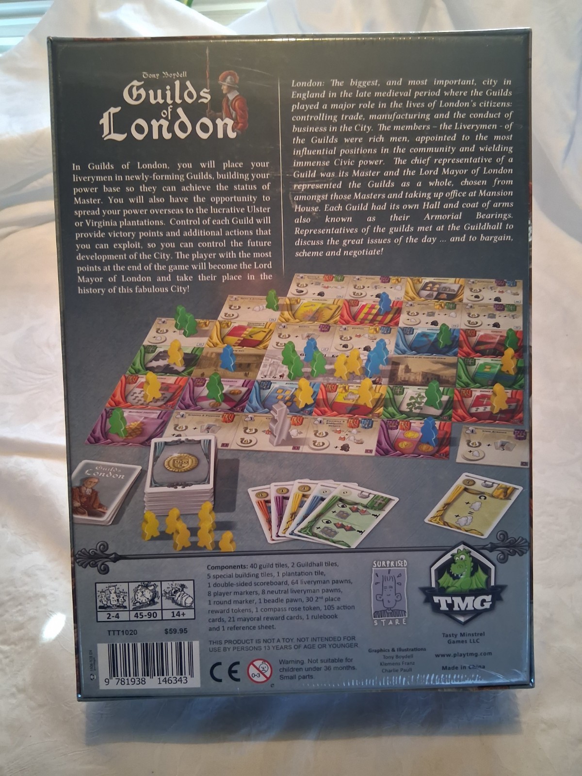 NEW unopened, Guilds of London Strategy Board Game Complete