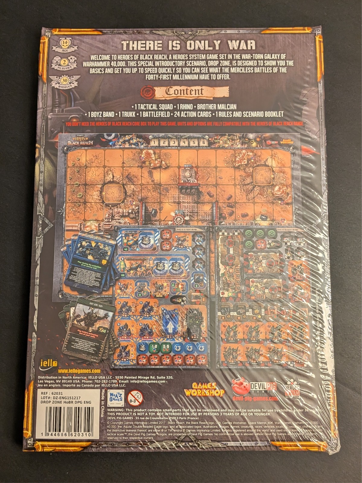 NEW Heroes of Black Reach Drop Zone Warhammer 40K Devil Pig Games