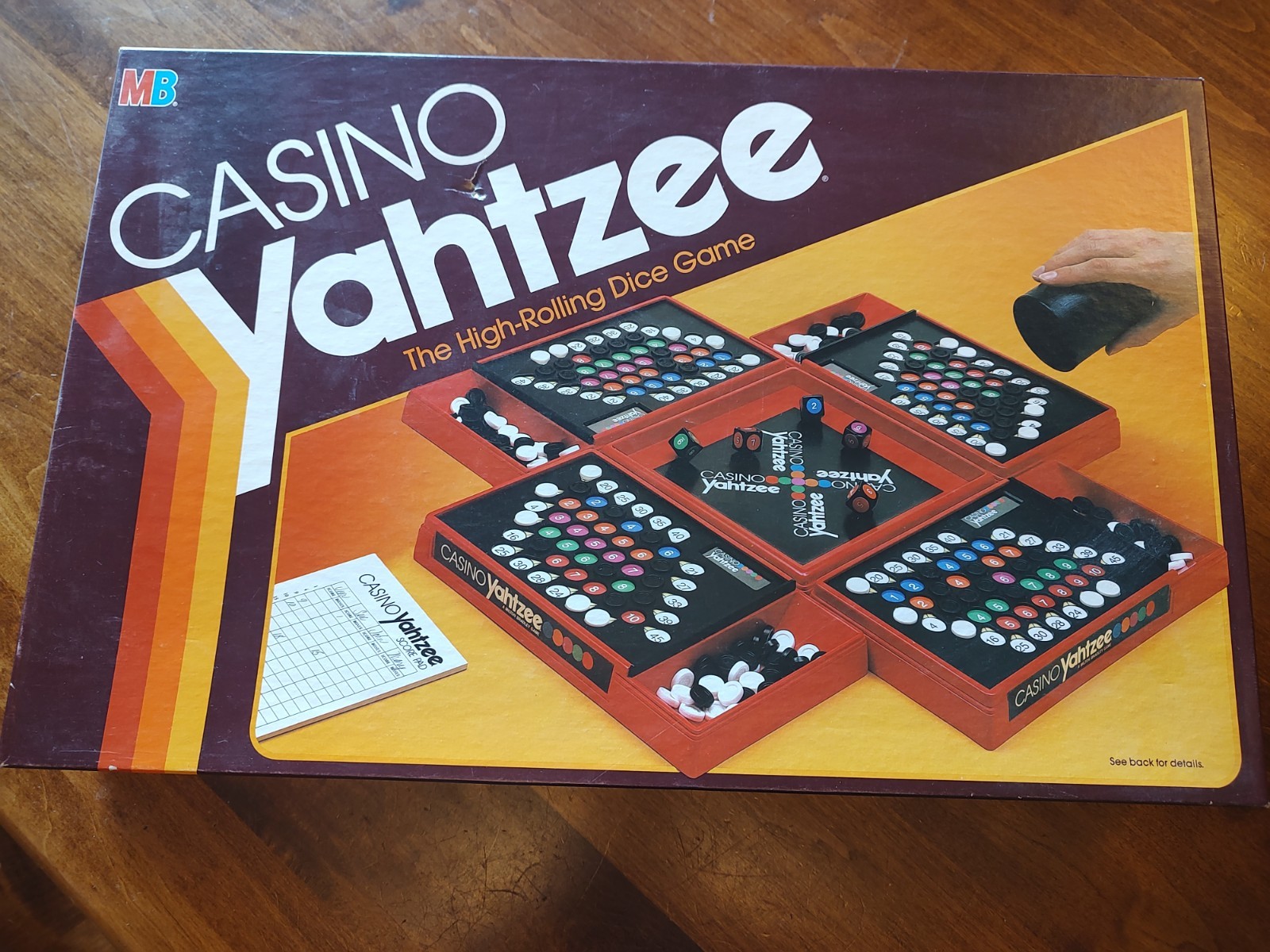 Vintage 1986 Casino Yahtzee Game by Milton Bradley COMPLETE