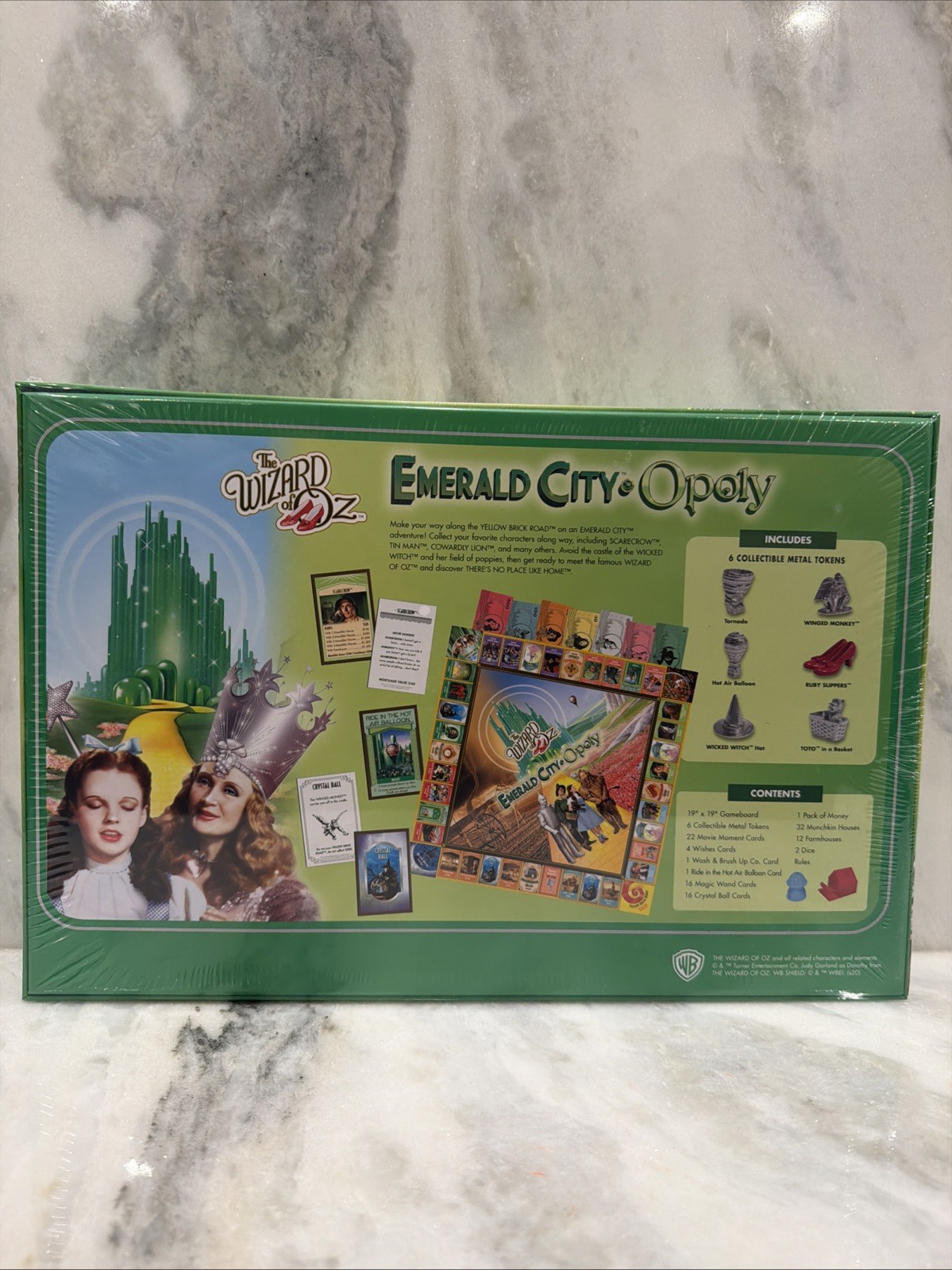 The Wizard of Oz Emerald City-Opoly Collector’s Edition Set Board Game NEW