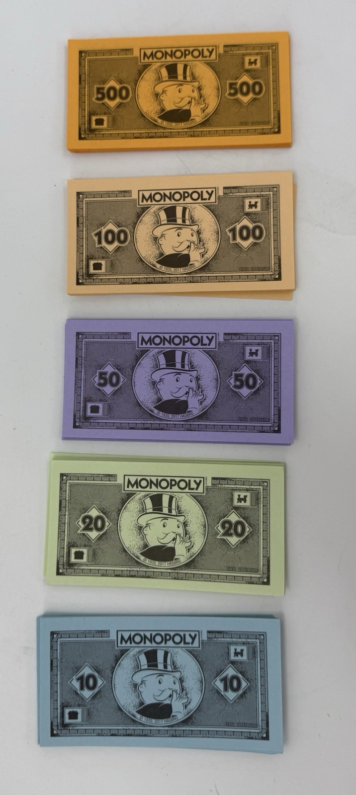 Monopoly Cheaters Edition 1 Money Pack 2017 Replacement Pieces Parts