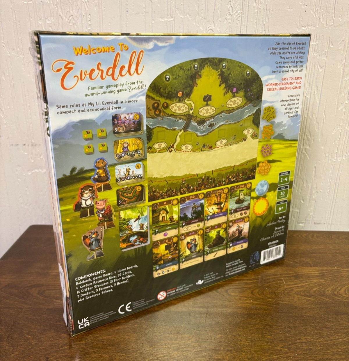 Sterling Games Welcome To Everdell My Lil Family Kids Board Game New Sealed