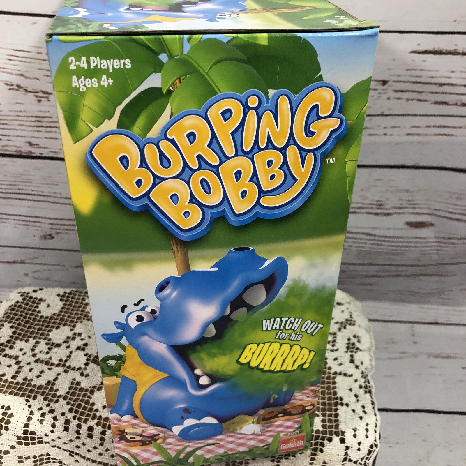 Burping Bobby Hippo by Goliath Game Toys Family Fun Night 2-4 Players New