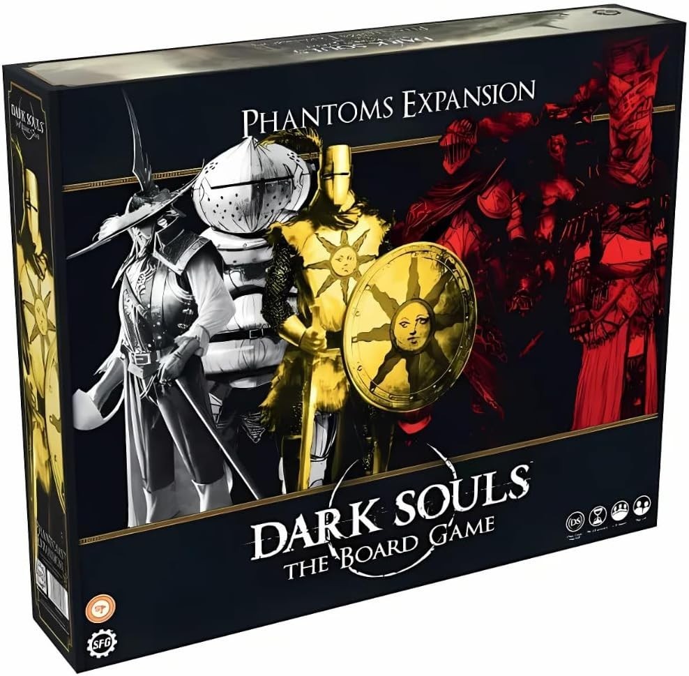 Dark Souls Board Game Expansion Phantoms with Miniatures, Tokens, New Treasure