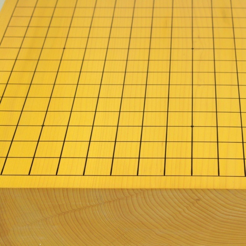 Mint Japanese Goban IGO “HON-KAYA 本榧” Wooden Board 4 legs Thick 7.6 in With Box