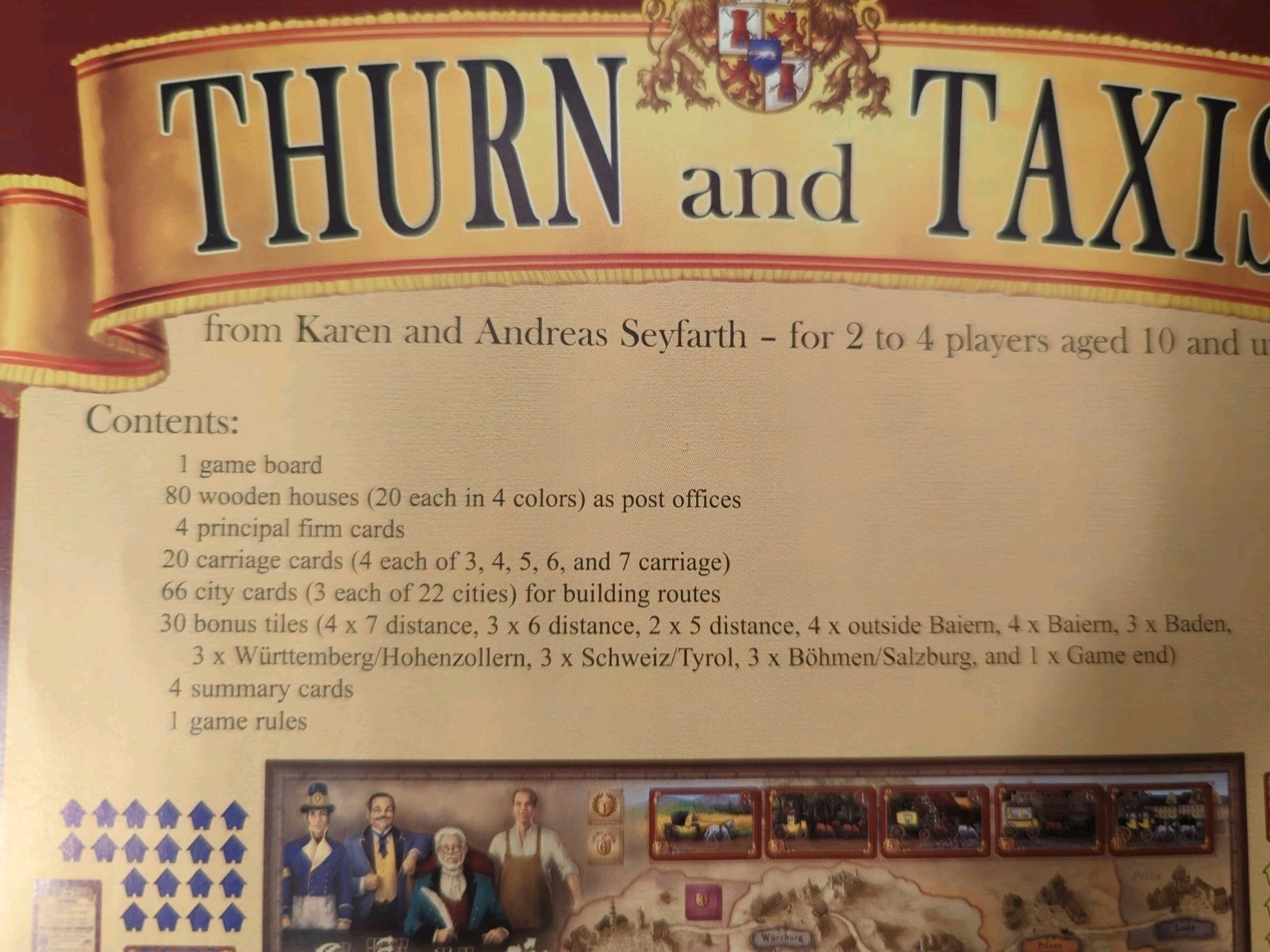 Thurn and Taxis Historical Board Game