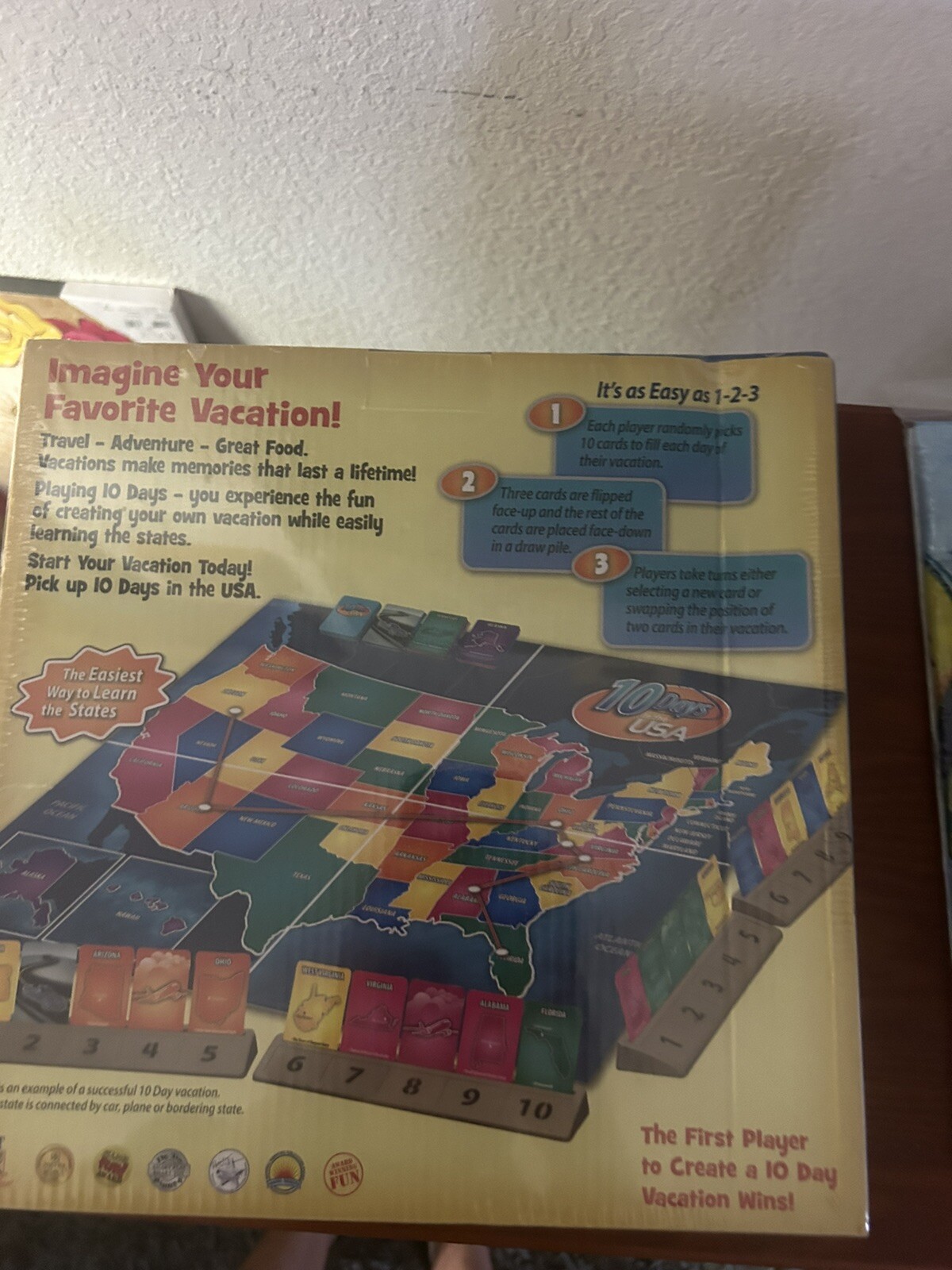 10 Days In the USA Strategy Board Game by Out Of The Box Games 2014 BRAND NEW!