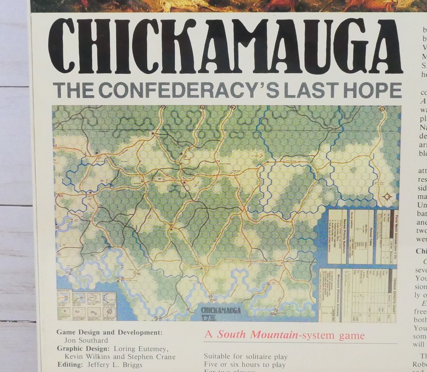 West End Games, Chickamauga: The Confederacy’s Last Hope, Sealed