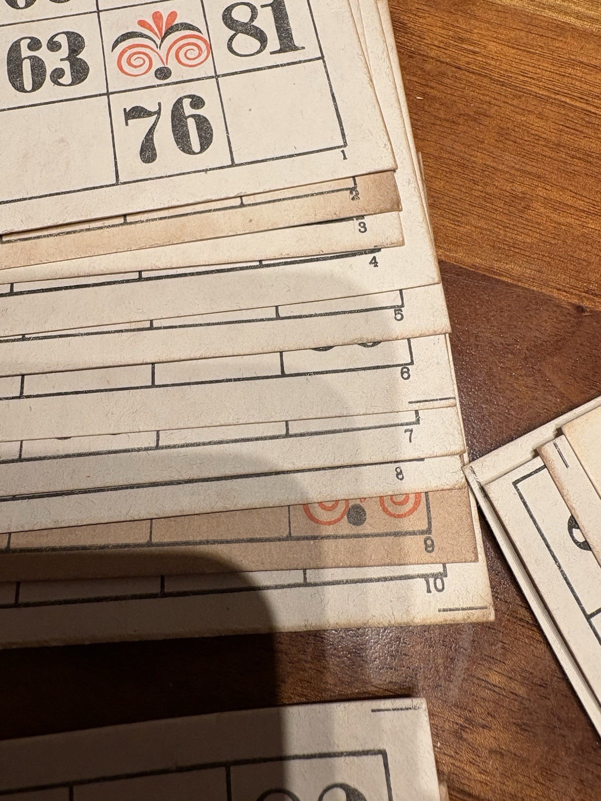 Vintage Soviet Union Wooden Lotto Game 1988 USSR Incomplete Set Wooden Box As-Is