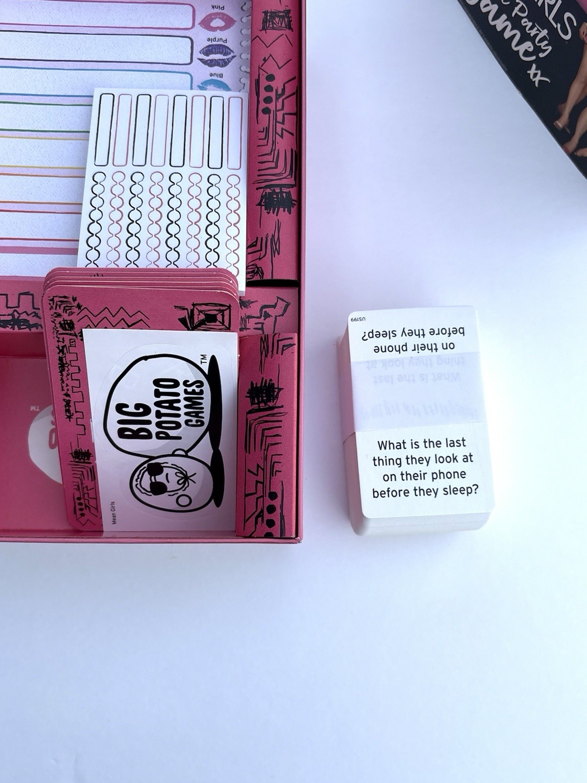 Mean Girls The Party Game Burn Book Edition Big Potato Games Complete