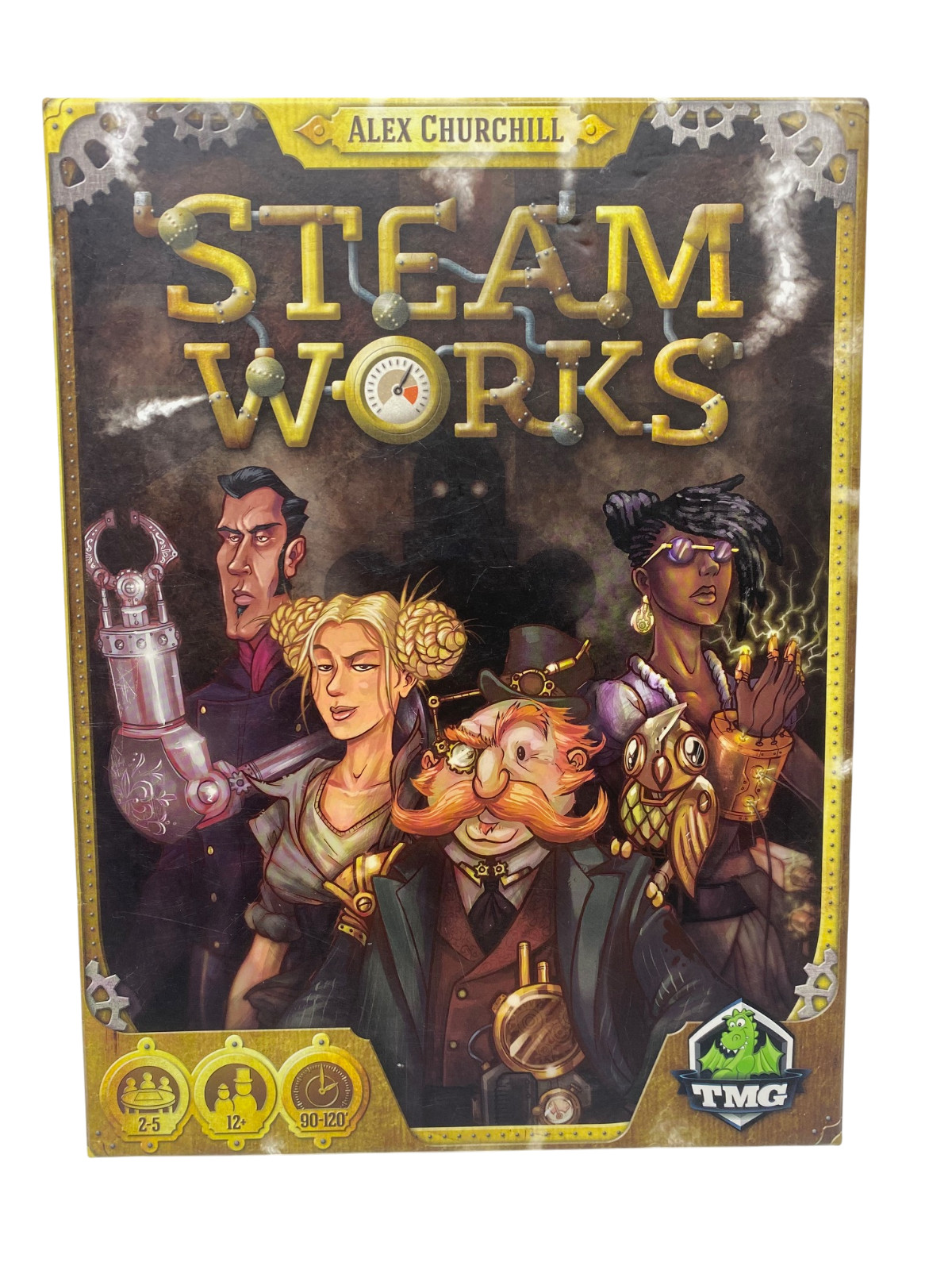 Steam Works Board Game 2015 TMG Tasty Minstrel Games Complete, Excellent Cond.