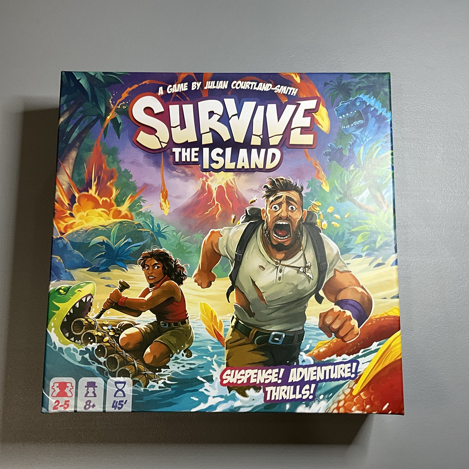 Survive The Island – Board Game – Zygomatic – Very Cool, Played Once – Complete