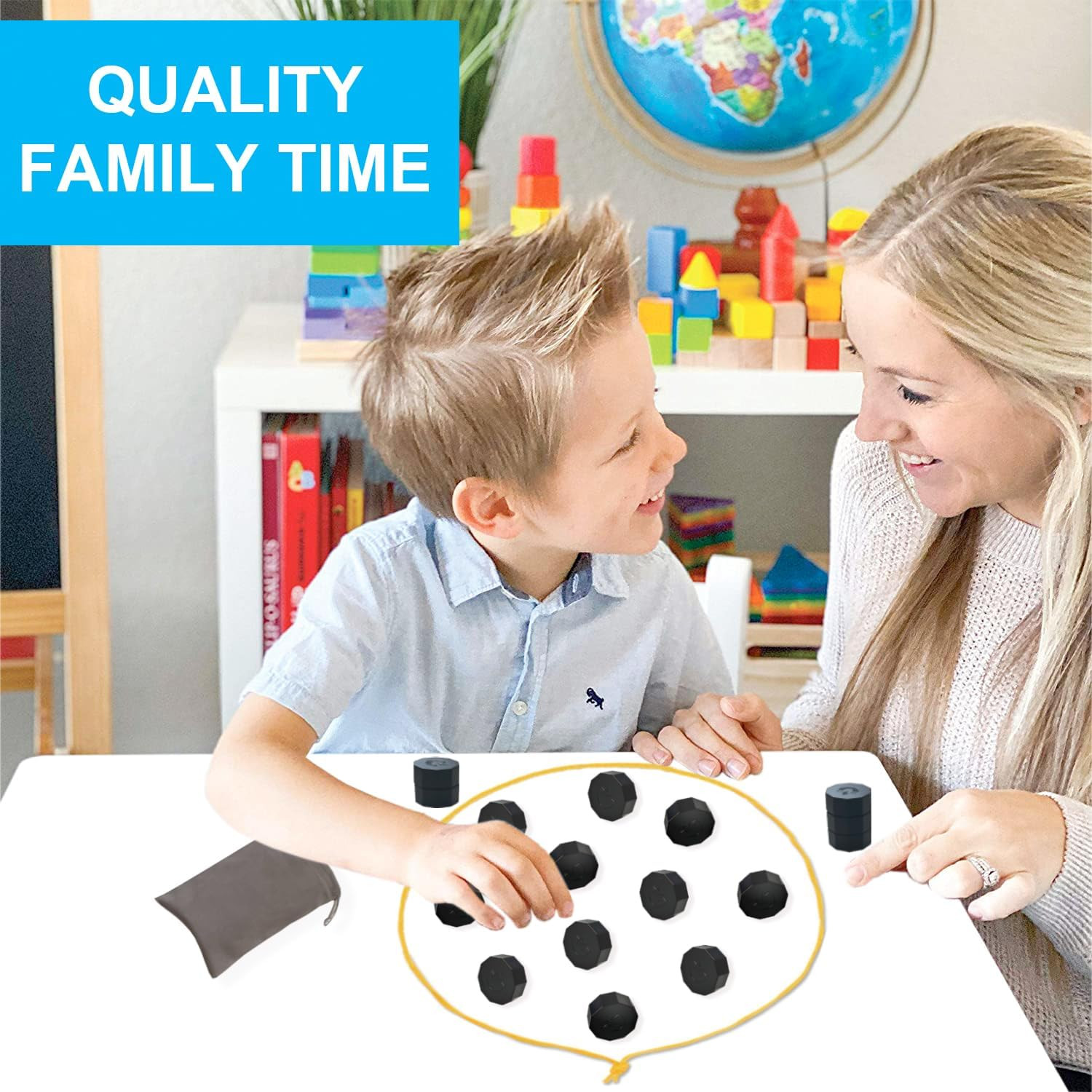 Magnet Game with String for Family Game Night & Travel & Camping – Magnetic C…